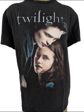 Twilight Vampire Movie Poster Black Tee - Beautiful Bold Graphic Medium